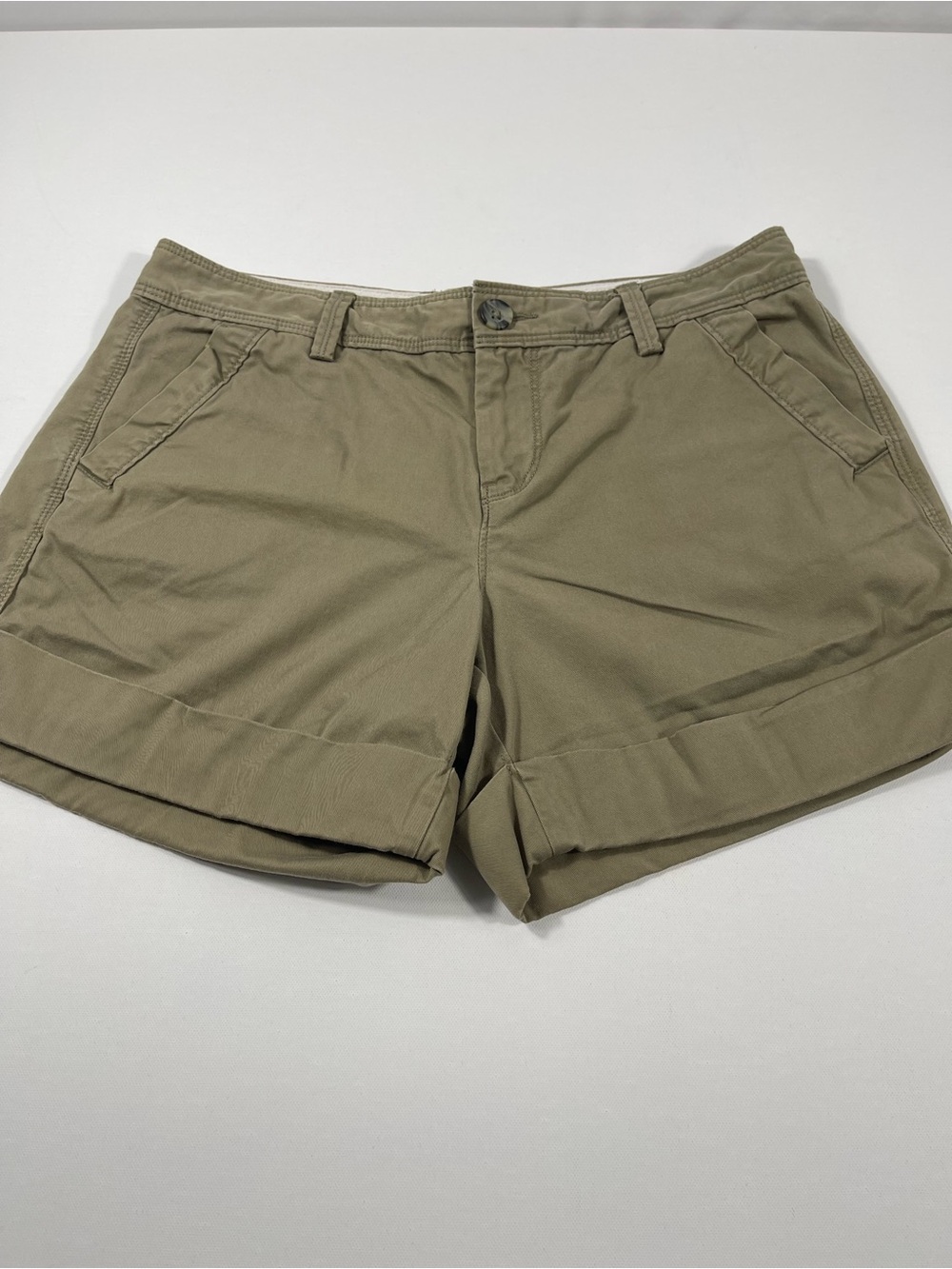 WOMENS OLD NAVY SHORTS-Size 6 OLIVE GREEN SKU#0193